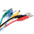 Sumnacon Multimeter Banana Plug to Crocodile Alligator Clip Test Probe, 5PCS 4mm Stackable Colorful Silicone Banana Plug to Alligator Clip Test Pr...