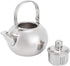 Tea Pots, Tea Pots with Infuser for Stove Top 14cm Stainless Steel Teapot Teapot with Infuser Tea Kettle for Loose Leaf and Tea Bags...