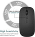 UrbanX 2.4GHz & Bluetooth Mouse, Rechargeable Wireless Mouse for Samsung Galaxy Tab A7 Lite Bluetooth Wireless Mouse for Laptop/PC/Mac/iPad pro/Co...