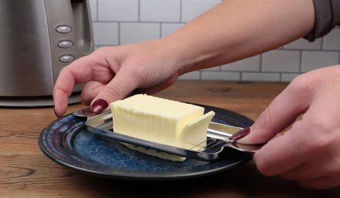 RSVP International Endurance Collection Kitchen Tools, Butter Slicer, Stainless Steel...