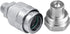 3/8" Hydraulic Quick Coupler Set Replaces Enerpac C-604,Connect and Disconnect Under 10,000 PSI Pressure, with 2 Dust Caps...
