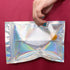 100 Pieces Mylar Holographic Resealable Bags - 3 x 4" Smell Proof Bags, Foil Pouch for Party Favor Food Storage (Holographic Color, 3 x 4 Inch)...