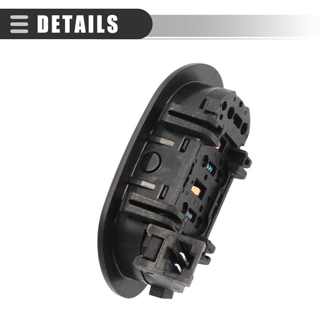 Motoforti Left Steering Wheel Switch, Audio Radio Control Buttons Switch, for Jeep Grand Cherokee 2005-2010, Plastic, 04685729AB, Black...
