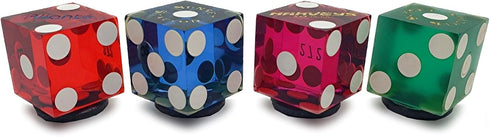 Cyber-Deals Novelty Refrigerator Magnets Featuring Genuine Las Vegas Lake Tahoe Reno Nevada Casino Craps Dice (Multi-Colors)......