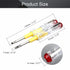 Fielect 2pcs Tester Screwdriver, Circuit Tester Pen Electric Contact Voltage Tester Dual Head Slot Phillips Screwdriver Detector 100-500V...