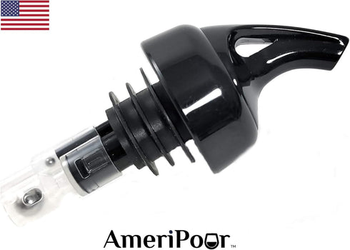 Measured Pourer - Liquor Bottle Pourers - Collared - Made 100% In The USA. Bar Spouts That Don't Leak - No Cracks, Just A Perfect Cocktail Pour Ev...