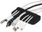 Heaviest Cable Organizer on The Market! Compact and Weighted Desktop Cord Holder and Cable Organizer, Eco-Friendly Silicone, No Bad Smell, Bundled...