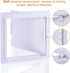 Suteck Plumbing Access Panel for Drywall Ceiling 8 x 8 Inch Reinforced Plastic Wall Access Doors Removable Hinged White...