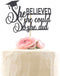 Graduation 2025 Cake Topper, She Did It Cake Sign, Congrats Grad Party Decorations, Black...