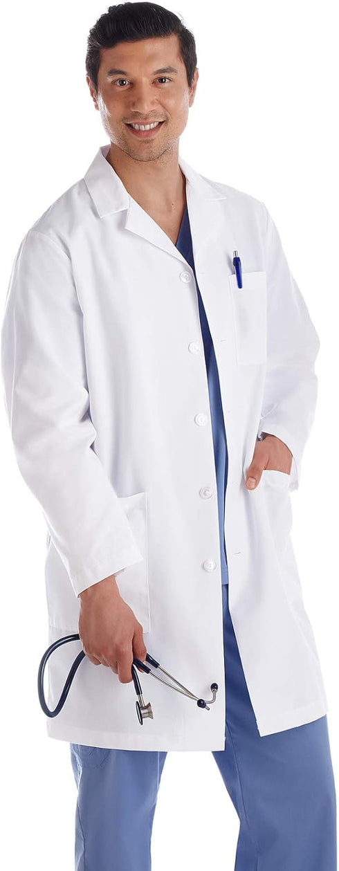 Meta 15112 Fundamentals Mens 38" Lab Coat White XS...