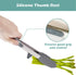 Tongs for Cooking, 12" Kitchen Tongs with Silicone Tips, Food Grade Serving Tongs Set of 3, Grey...