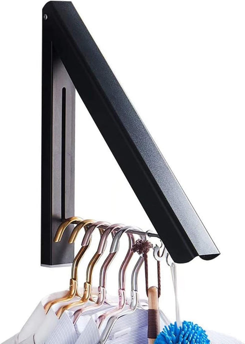 IN VACUUM Clothes Drying Rack, Laundry Racks for Drying Clothes, Wall Mounted Retractable Clothes Hanger for Laundry Room, Garage, Indoor & Outdoo...
