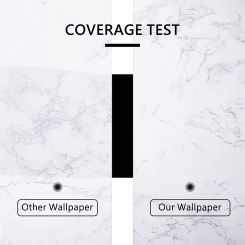 Marble Wallpaper Granite Grey/White Marble Vinyl Film Self Adhesive Wallpaper for Kitchen Cabinet Countertops Furniture Renovated Peel and Stick W...