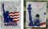 Statue of Liberty Garden Flags, God Bless America Sign 12 x 18 in - Truely Double Sided - also functional for Memorial Day - Garden Decor Outside ...