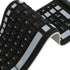 Silicone Keyboard, Foldable Silicone Keyboard Soft Waterproof Rollup Keyboard for PC Laptop Notebook, 103 Keys, Mute Typing, Lightweight (Black)...
