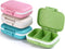 4 PC Pill Case 3 Removable Compartments Pill Box BPA-free,day pill organizer/3 times a day/AM-PM Travel Pill Organizer for Pocket or Purse storage...