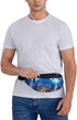 Space Cat Fashion Casual Fanny Pack Waist Bag Men Women Adjustable Belt Waist Bag For Travel Hiking Cycling Running Festival Carnival...