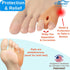 Chiroplax Tailor's Bunion Corrector Pads Bunionette Pain Relief Pinky Little Toe Straightener Separator Cushion Splint Protector Shield Spacer Cov...