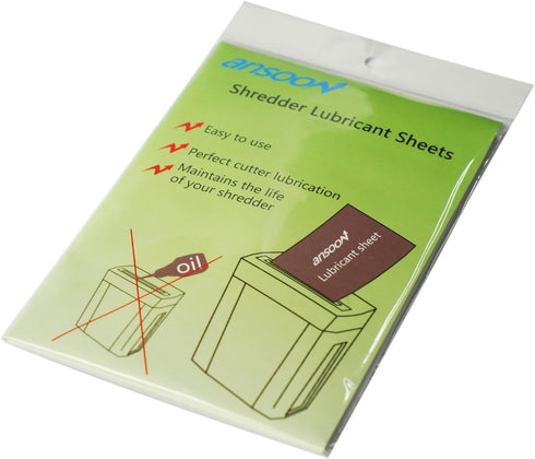 Paper Shredder Lubricant Sheets, Paper Shredder Sharpening & Lubricating Sheets (12PCS)...