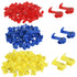 180Pcs Quick Splice Wire Connectors, Solderless Snap Wire Connector, Electrical Wire Splice Connector, Insulated Wire Crimp Connectors Terminal Jo...