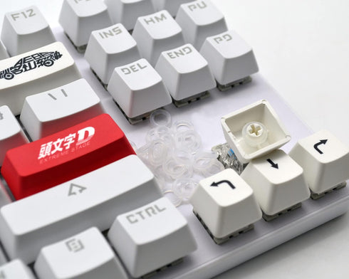 YIMAGUJRX RUNJRX Initial D Keycaps,Custom Enter Key Cap,PBT 5-Side Dye-Subbed, Custom Function 8 Key for Mechanical Gaming Keyboards?OEM Height?...