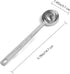 2-piece stainless steel tablespoon measure spoon, coffee scoop 1 tablespoon, long handle coffee scoop suitable for coffee powder and coffee making...