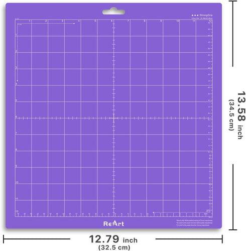 ReArt Cutting Mat for Silhouette Cameo 3 Packs 12” x 12” - Strong Grip Adhesive Cutting Mat Replacement Set Mats Vinyl Craft...
