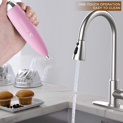Frother for Coffee, Frother Handheld, Milk Frother, Upgraded Matcha Whisk Drink Mixer Electric Mini Whisk Hand Frother Mini Foamer Coffee Mixer fo...