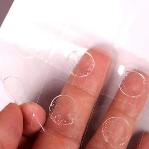 600PCS Clear Dots Glue Removable Double Sided Adhesive Dots for Balloons Sticking Hanging Posters Photos Paper Scrapbooking Walls Candles Making B...