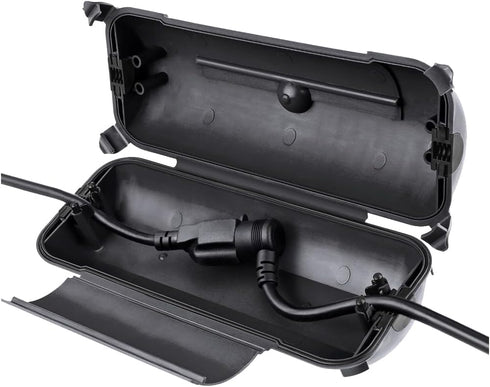 Flemoon Outdoor Extension Cord Safety Cover with Waterproof Protector Seal, Weatherproof Electrical Connection Box for Outdoor Outlets, Plugs, Soc...