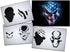 UMR-Design AS-062 ami skull Airbrush Stencil Template Step by Step Size M...