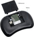 2.4G Mini Wireless Keyboard with Touchpad Mouse, Upgraded Multi Backlit, Portable Wireless Keyboard with USB Receiver Remote Control for Android S...