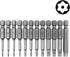 12pcs T5-T40 Torx Head Screwdriver Bit Set 1/4 Inch Hex Shank Security Tamper Proof Magnetic Torx Bit Screw Driver Kit Tool, 50mm...