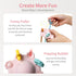 Montesorri-Toys - Pull String Toys for Baby - Made of 100% Food Grade Silicone with Built-in Rattle Function and Easy to Clean Design (Pink)...