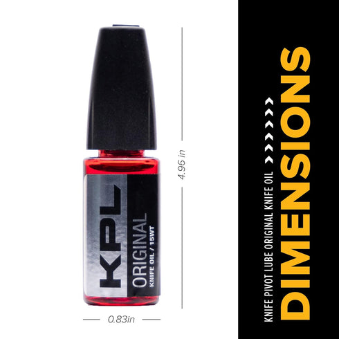 KNIFE PIVOT LUBE Original Knife Oil for Blades, Synthetic Pocket Knife Lubricant, Knife Honing Oil for Cleaning Knives, Premium Knife Oil Lubrican...