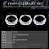 LECART Bling Car Accessories Fit for Volkswagen Arteon Altas Passat Tiguan Golf CC Glitter AC Knob Covers Auto Interior Decor Trims Metal Decals 3...