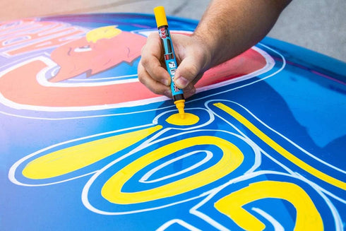 Window Markers for Glass Washable Car Window Paint Pen- Dry Erase Liquid Chalk Marker Car Decorations on All Surfaces, Tire, Windshield - Auto Mar...