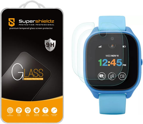 Supershieldz (2 Pack) Designed for Verizon (Gizmo Watch 3) Tempered Glass Screen Protector, Anti Scratch, Bubble Free......