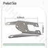 010-12006-11 Heavy Duty Transom Mount with Spray Sheild Compatible with Garmin Echo/EchoMap/GPSMAP/GT 4pin/8pin/12pin Transducer...