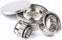 Stainless Steel Fluted Edge Round Cookie Biscuit Cutter Set 12 Pieces Graduated Ring Sizes...