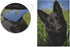 Black German Shepherd Dog Garden Flag Banner 12 x 18 Inch Decorative Garden Flag for Outdoor Lawn and Garden Home Décor Double-Sided...