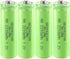 Rechargeable AA Battery NIMH 1.2V Double A 2200mAh High Capacity 4 Pack Pre-Charged Solar Batteries Low Self Discharge for Solar Light Replacement...