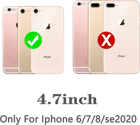 for iPhone SE 2022/2020 Case Men Women, Don't Tread On Me American Us Flag Design Heavy Duty Shockproof Hard Bumper +Soft Silicone Rubber Protecti...