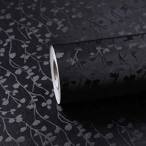 Black Branch Peel and Stick Vinyl Film Stick Paper Contact Paper Removable DIY Decorative Wallpaper for Cabinets Bedroom Furniture Countertop Shel...
