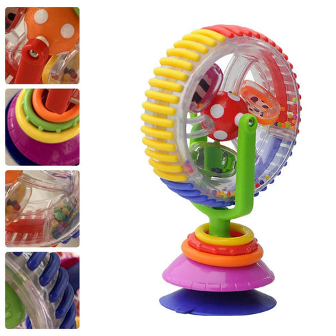 Toyvian High Chair Toy Baby Ferris Wheel Toy Suction Cup Newborn Spinner Activity Toy Newborn High Chair Rattle Interactive Development Educationa...