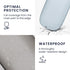 kwmobile Silicone Cover Compatible with Apple Magic Mouse 1/2 Cover - Soft Mouse Protector Grip - Light Blue...