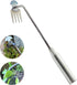 New Weeding Artifact Uprooting Weeding Tool Length of 14.37in Stainless Steel Multifunctional 4 Teeth Weeder for Easy Weed Removal in Garden, Yard...