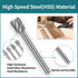 20PCS HSS Rotary Burr Set, Carving Bits and Engraving Router Bit Set for Rotary Tool Accessories with 1/8"(3mm) Shank for Woodworking, Engraving, ...