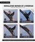 Replacement for Mazda 3 2010-2013 Silent Wipers -FAPIUO Front and Rear Windshield Wipers 24"/19"+14" Full Blade Set (3 Pack)...