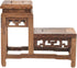 Angoily Vintage Display Stand Wood Stand for Crafts Figurine Display Base Tabletop Wood Base Vase Display Stand Flower Vase Base Buddha Statue Sta...